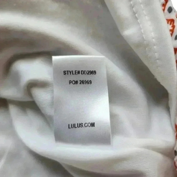 Lulus Nikolai Dress Floral Cottagecore Dainty Paisley Feminine Womens S White - Picture 11 of 14